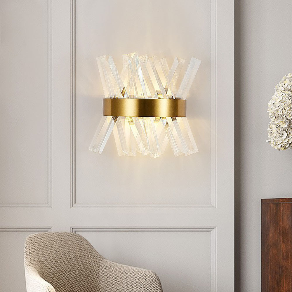Modern Luxury Crystall Bedside Wall Light